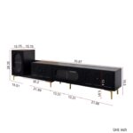 homary-black-extendable-tv-stand-dimensions