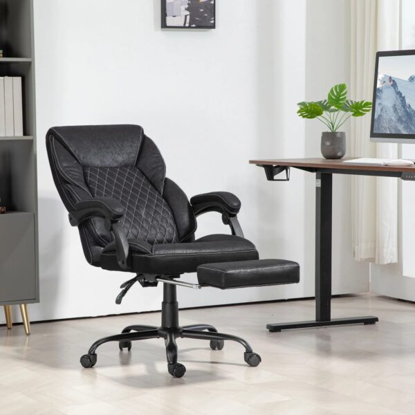 homcom-black-executive-chair-footrest-angled-view