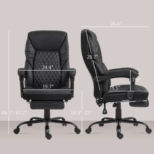 homcom-black-executive-chair-footrest-dimensions
