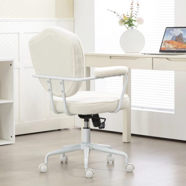 homcom-cream-white-teddy-fleece-office-chair-in-office