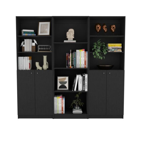 isabella-black-bookcase-set-arrangement