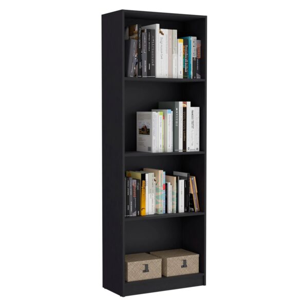 isabella-black-bookcase-with-books