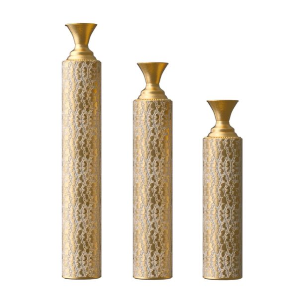 isolated-distressed-gold-vine-vase-set