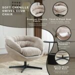 light-brown-chenille-360-swivel-accent-chair-features