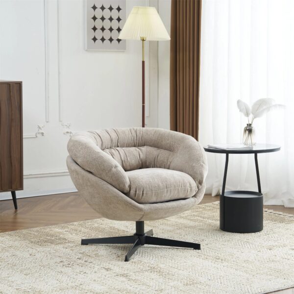light-brown-chenille-360-swivel-accent-chair-living-room