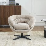light-brown-chenille-360-swivel-accent-chair-room-front