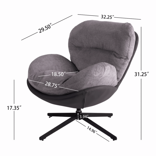 light-gray-dark-faux-leather-360-swivel-accent-chair-dimensions
