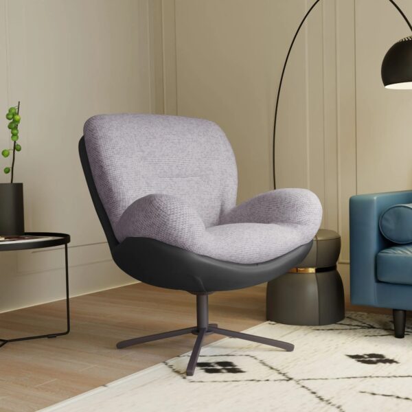 light-gray-dark-faux-leather-360-swivel-accent-chair-living-room