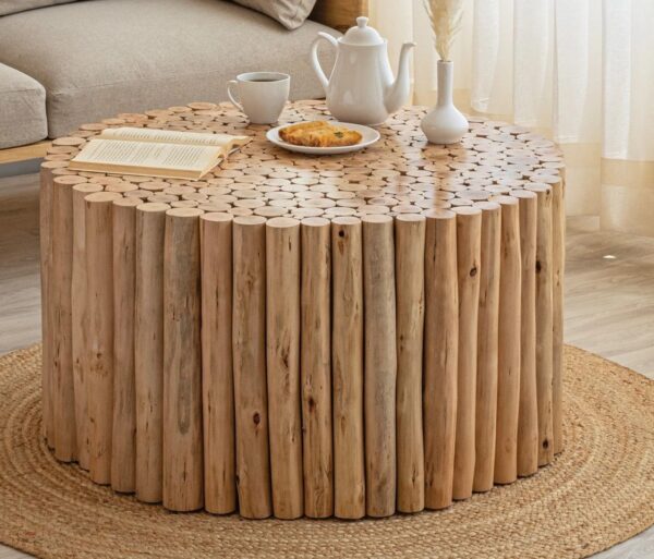 loon-peak-natural-wood-round-coffee-table-room-angle