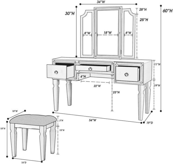 luxurious-cherry-vanity-set-dimensions