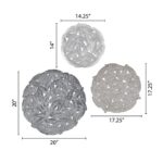 madison-park-gray-feather-metal-disc-wall-decor-set-dimensions