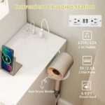 makeup-vanity-desk-lighted-mirror-charging-features