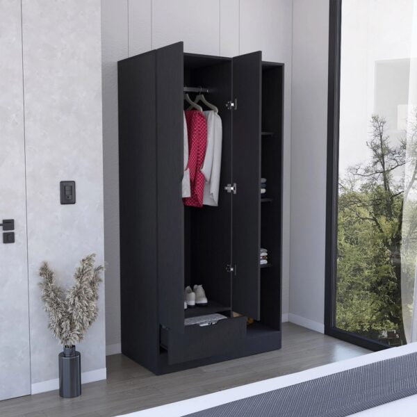 memphis-black-double-door-wardrobe-bedroom-setting