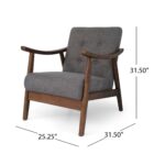 mid-century-dark-gray-tufted-accent-chair-dimensions