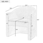 mirod-caramel-boucle-curved-accent-chair-dimensions