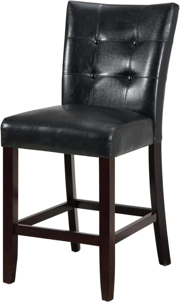 modern-black-faux-leather-counter-height-chair-close-up