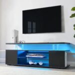 modern-black-led-tv-stand-in-game-room-1