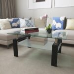 modern-clear-glass-black-frame-coffee-table-living-room