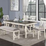 modern-farmhouse-white-gray-dining-bench-in-room