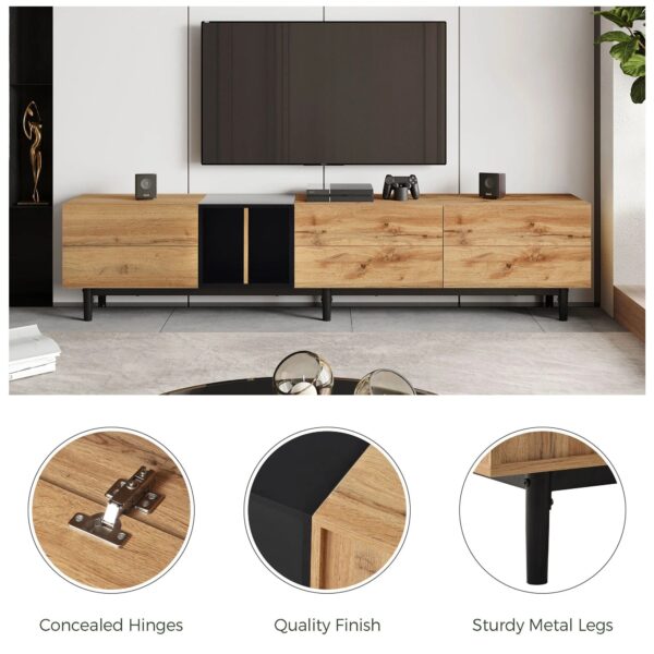 modern-natural-wood-tv-stand-drop-down-door-mechanism