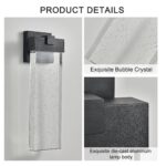 modern-outdoor-led-wall-sconce-crystal-details