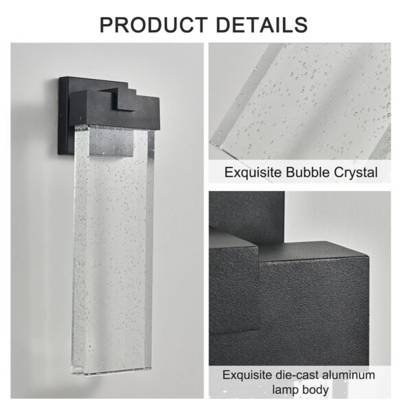 modern-outdoor-led-wall-sconce-crystal-details