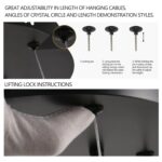 modern-round-led-pendant-light-marble-details