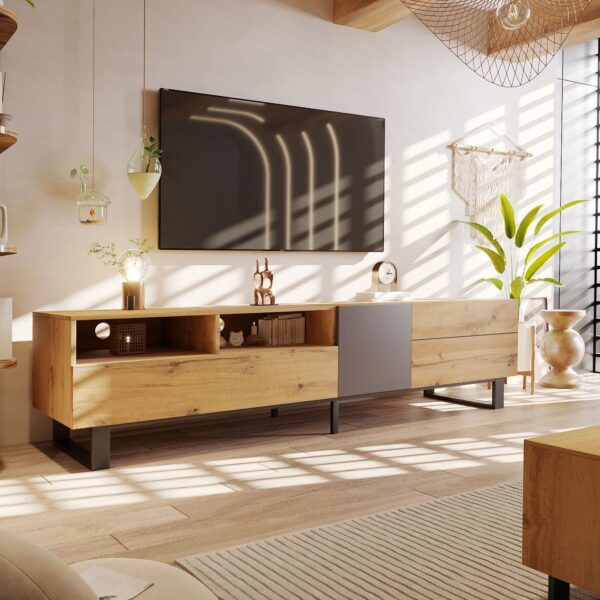 modern-rustic-woodgrain-tv-stand-in-living-room