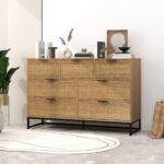 modern-walnut-7-drawer-dresser-in-room