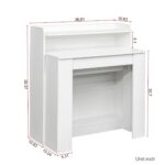 modern-white-extendable-dining-table-dimensions-sideboard
