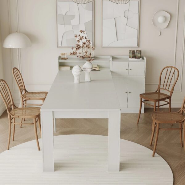 modern-white-extendable-dining-table-partially-extended