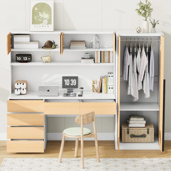 natural-wood-wardrobe-built-in-desk-decor-bedroom