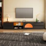 on-trend-black-led-fluted-glass-tv-stand-angle-view