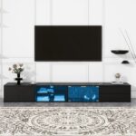 on-trend-black-led-marble-tv-stand-angle-view