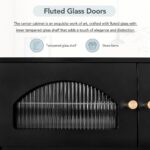 on-trend-black-tv-stand-fluted-glass-door-close-up