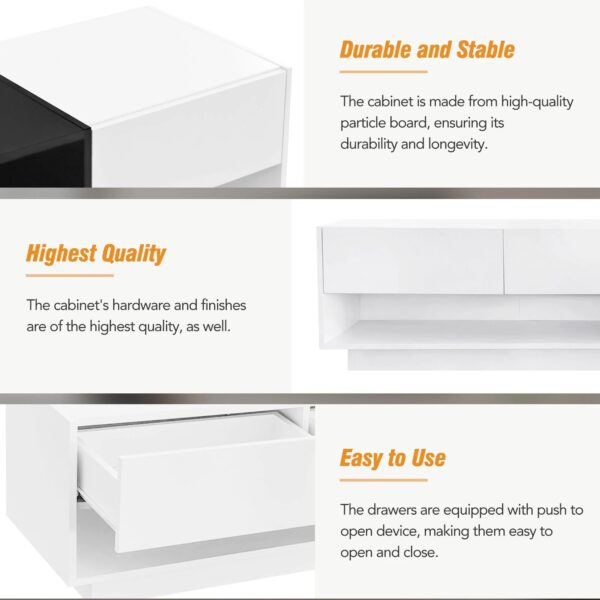 on-trend-white-black-tv-stand-push-to-open-drawers