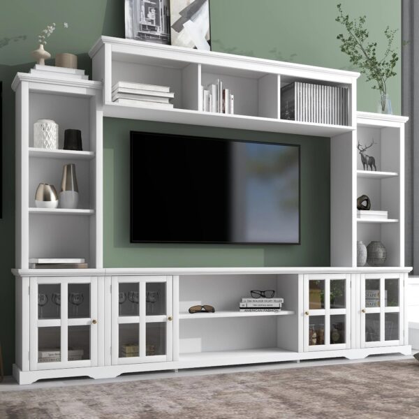 on-trend-white-minimalist-wall-unit-in-living-room