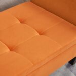 orange-velvet-bed-bench-leg-detail