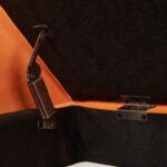 orange-velvet-bed-bench-upholstery-detail