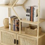 rattan-bohemian-bookshelf-close-up-with-decor