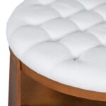 round-button-tufted-ottoman-coffee-table-wheel-detail