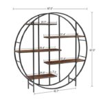 round-metal-plant-stand-bookcase-dimensions
