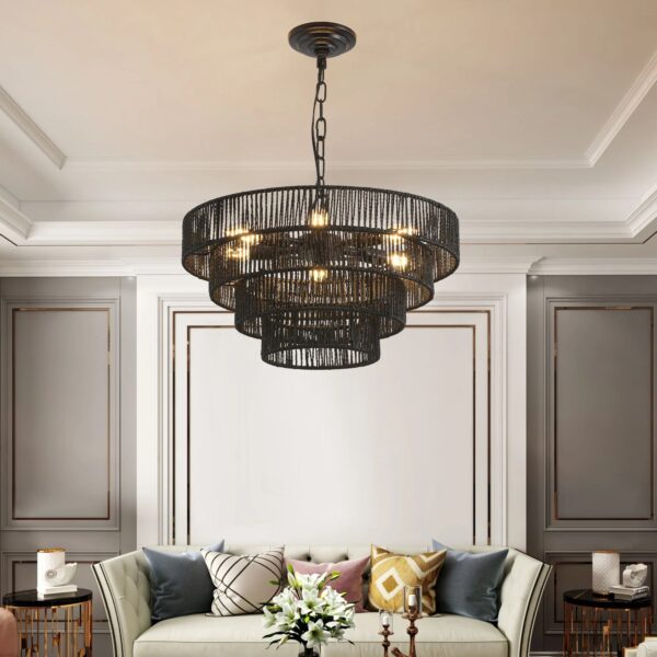 rustic-4-tier-black-hemp-rope-chandelier-decor-living