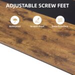 rustic-brown-large-computer-desk-adjustable-feet-top