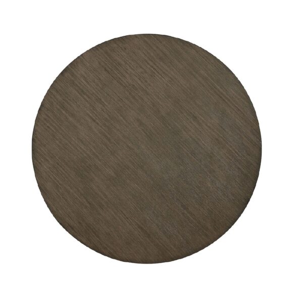rustic-gray-solid-wood-round-dining-table-top-view
