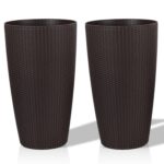set-2-brown-rattan-planters-isolated