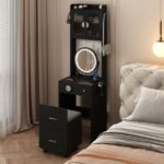 small-vanity-desk-led-mirror-storage-stool-in-room