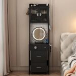 small-vanity-desk-led-mirror-storage-stool-side
