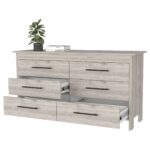 southington-light-gray-6-drawer-dresser-drawer-open