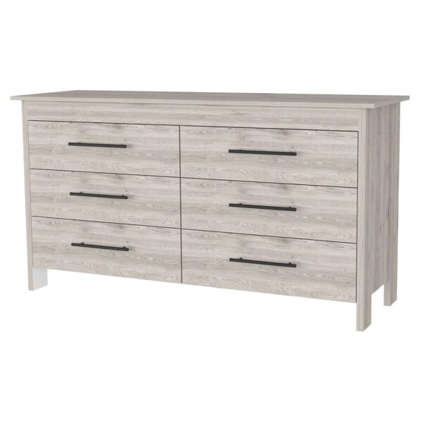 southington-light-gray-6-drawer-dresser-front